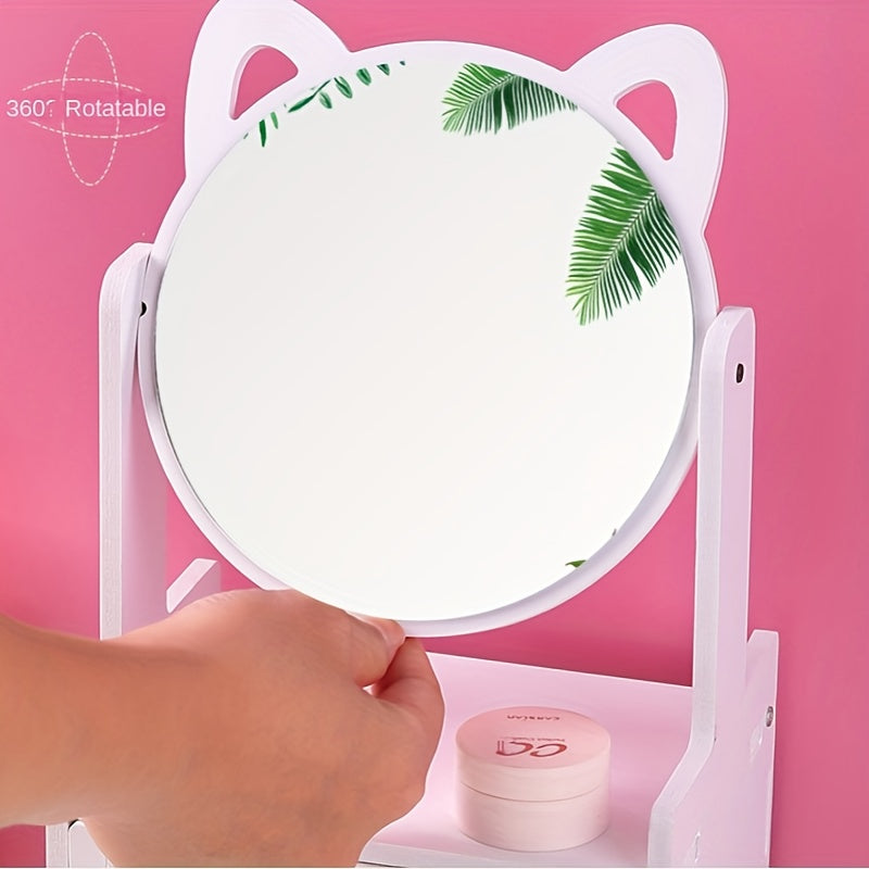 Avtoit | MeowGlow - Cat Ear Makeup Mirror with Storage
