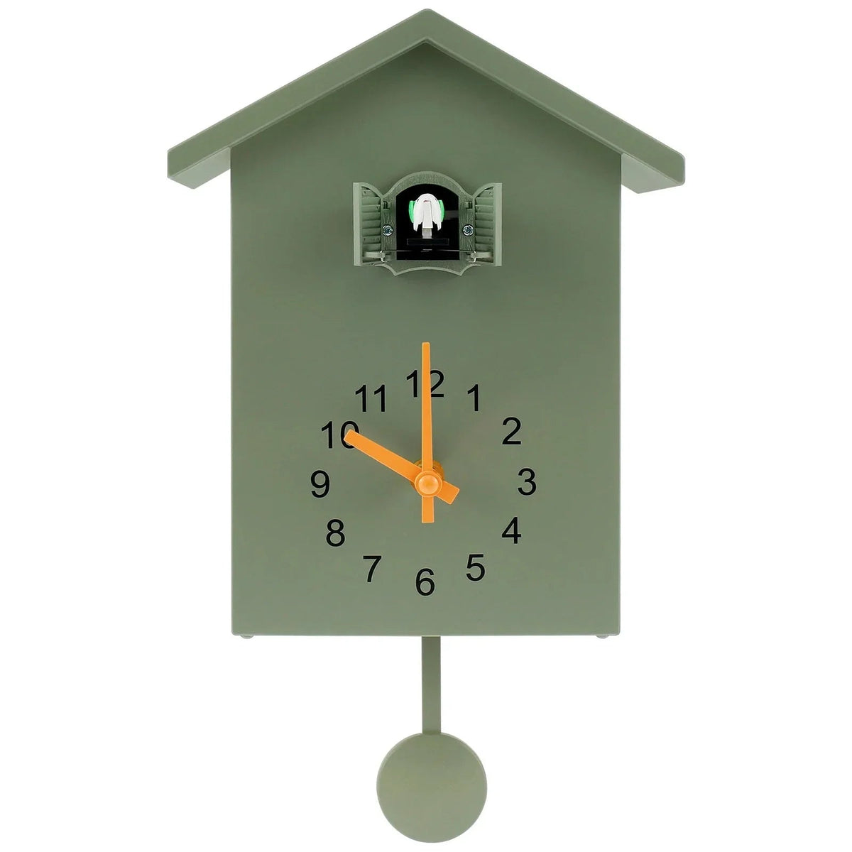 Avtoit | Cuckoo Clock Cuckoo Sound Clock with Pendulum Delicate Cuckoo Clock Bird Battery Operated Cuckoo Wall Clock for Living Room Decor