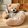 Avtoit | Cute detachable cuddly bear cat bed