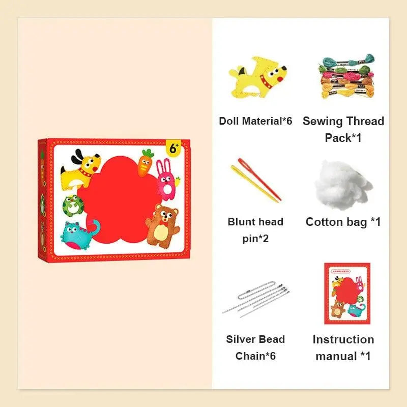 Avtoit | DIY sewing kit for children – Creative crafting with cute animal motifs