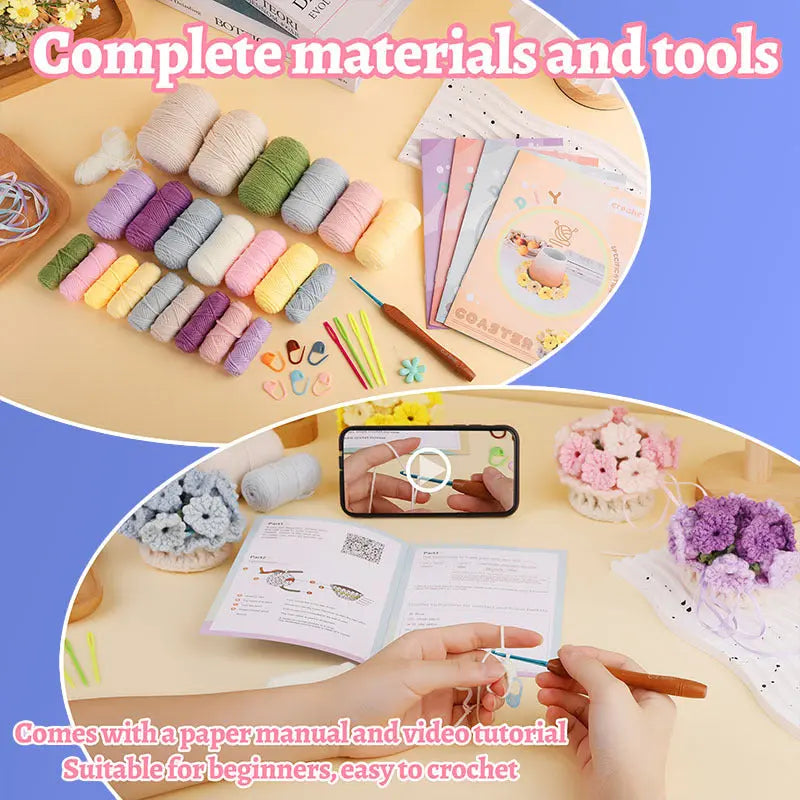 Avtoit | DIY Coaster Set – Create Unique Floral Designs Yourself