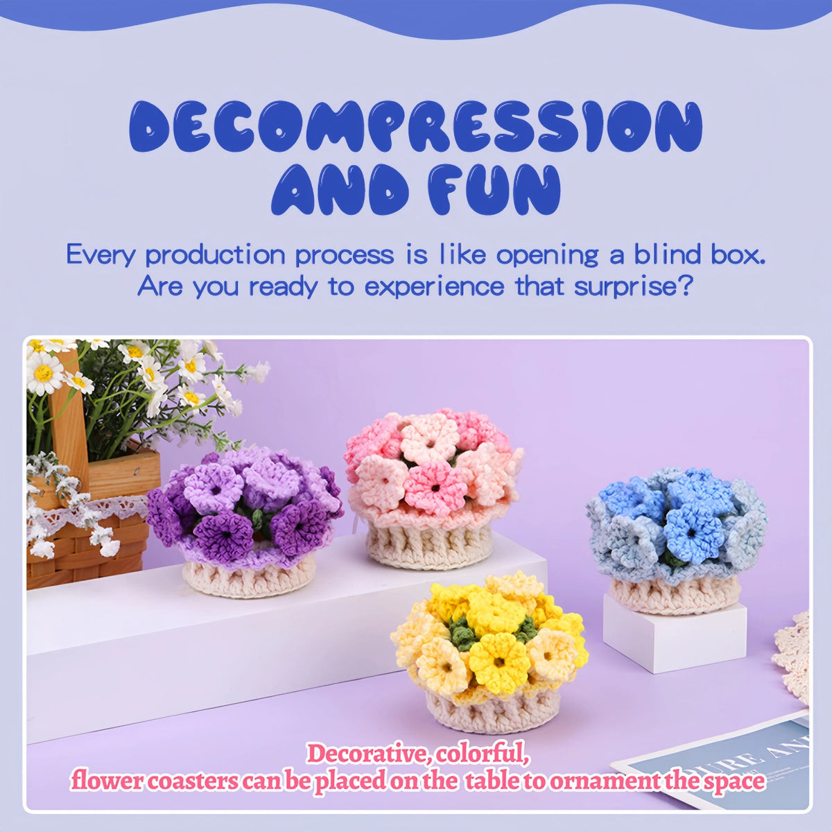 Avtoit | DIY Coaster Set – Create Unique Floral Designs Yourself