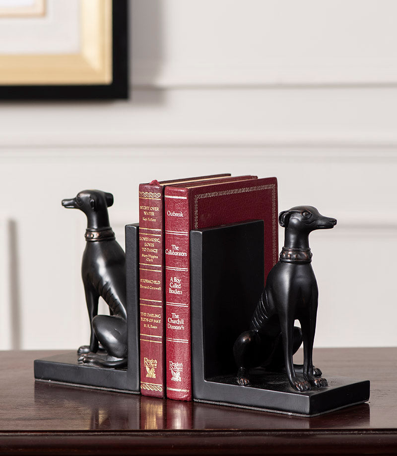 Avtoit | Guard Dog Bookend Set - Black