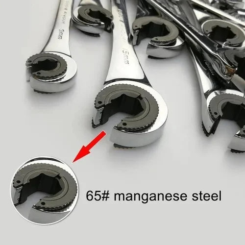 Avtoit | 2-in-1 Ratchet Wrench with Flexible & Fixed Head Design