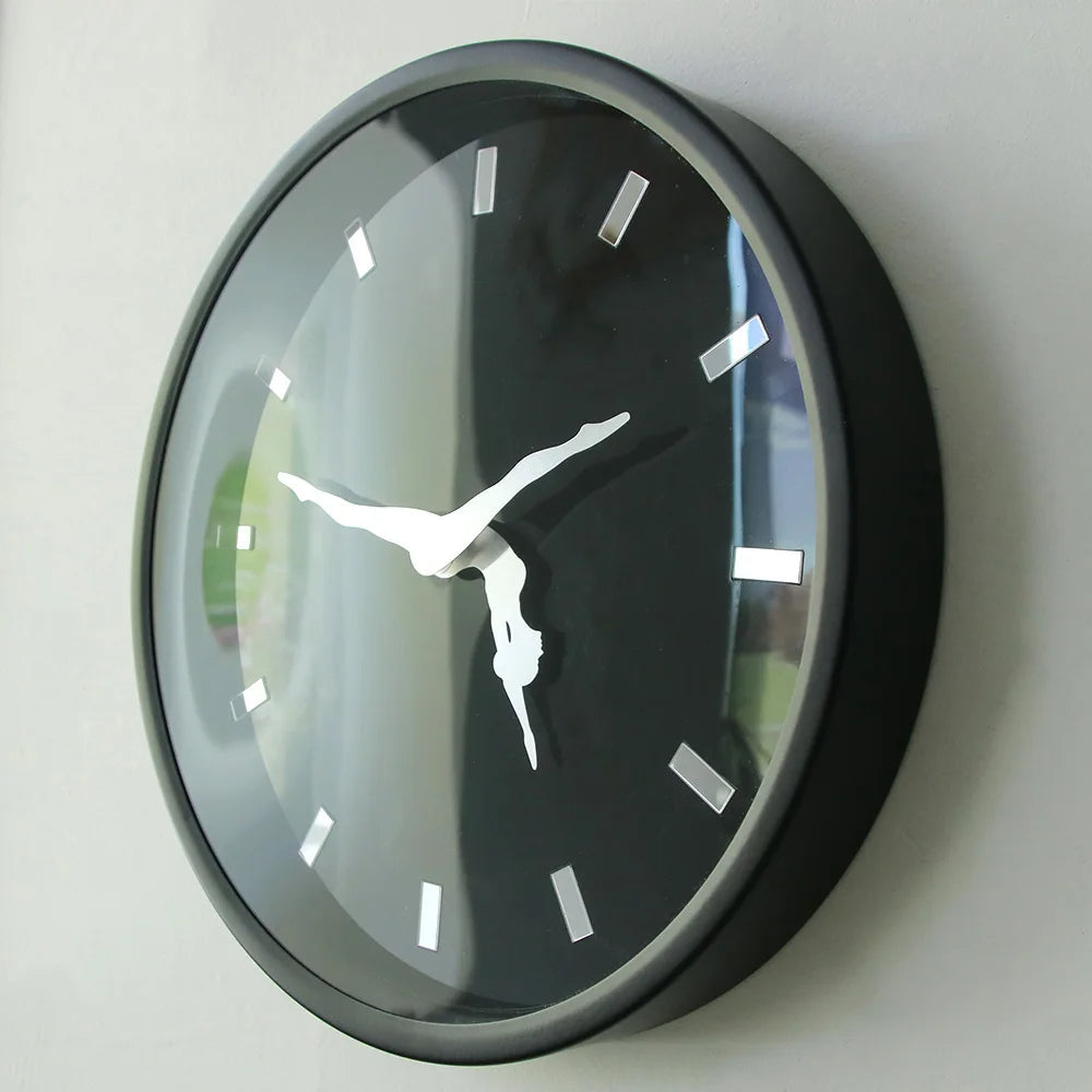 Avtoit | Dancing Ballerina Artsy Modern Wall Clock