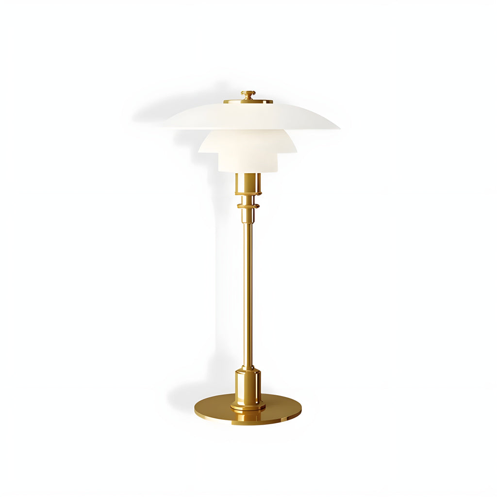 Avtoit | NordiGlow LED Table Lamp – Elegant glass design in Nordic style, dimmable lighting for office, living room or bedroom