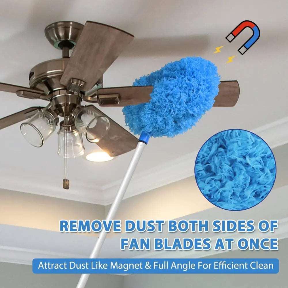 Avtoit | Ceiling Fan Dust Brush with Telescopic Pole – Effortless Cleaning of High Areas