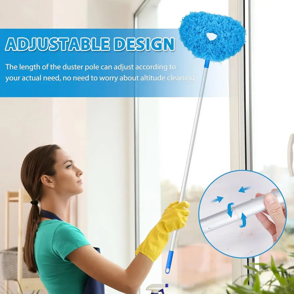 Avtoit | Ceiling Fan Dust Brush with Telescopic Pole – Effortless Cleaning of High Areas