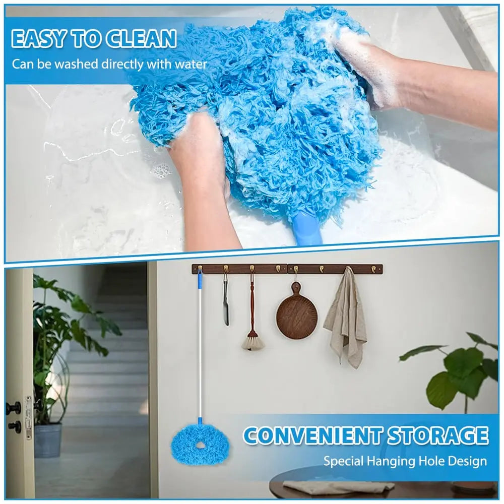 Avtoit | Ceiling Fan Dust Brush with Telescopic Pole – Effortless Cleaning of High Areas