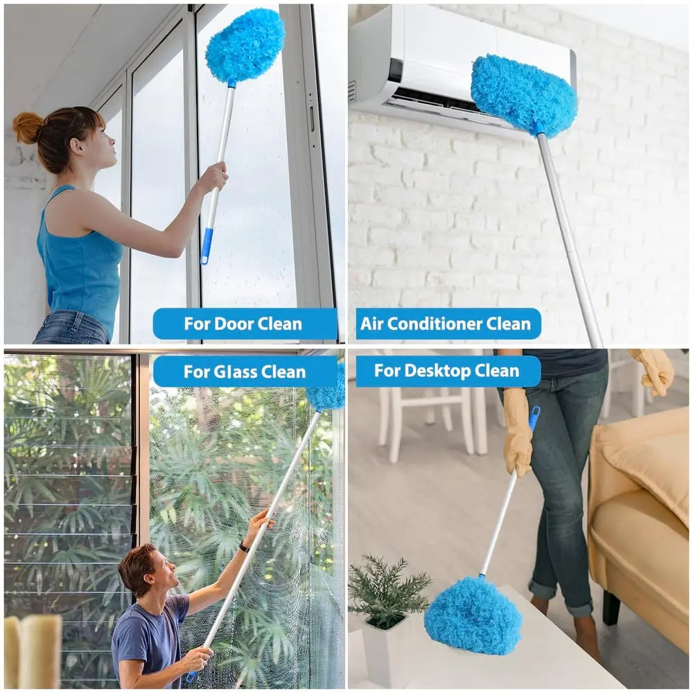 Avtoit | Ceiling Fan Dust Brush with Telescopic Pole – Effortless Cleaning of High Areas
