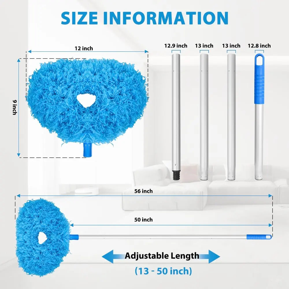 Avtoit | Ceiling Fan Dust Brush with Telescopic Pole – Effortless Cleaning of High Areas
