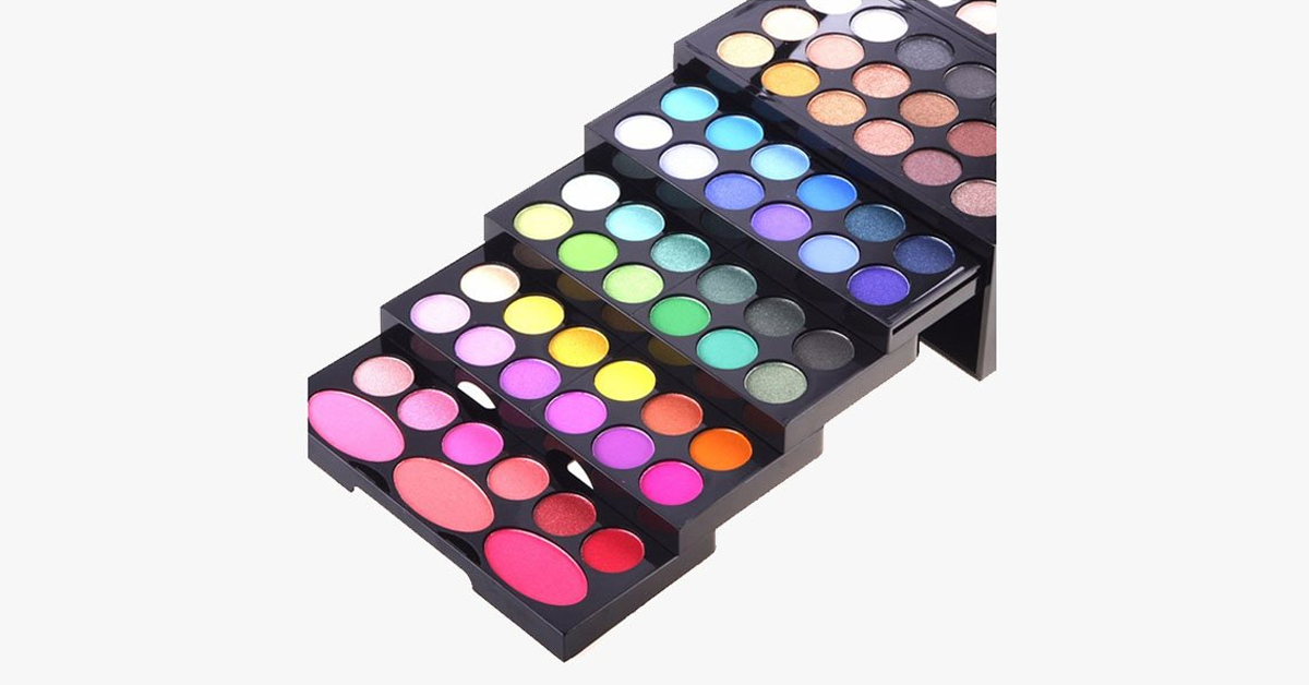 Avtoit | Deluxe Eyeshadow Set with 148 Shades - Long-lasting Colors for the Perfect Eye Makeup Finish!
