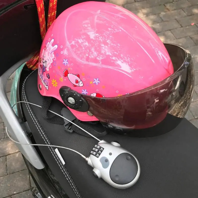 Avtoit | Theft-proof telescopic wire lock for bicycle – pRedection for suitcase, helmet & bicycle