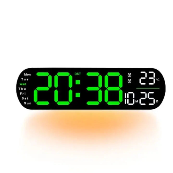 Avtoit | Digital Wall Clock Large LED Display with Remote Control
