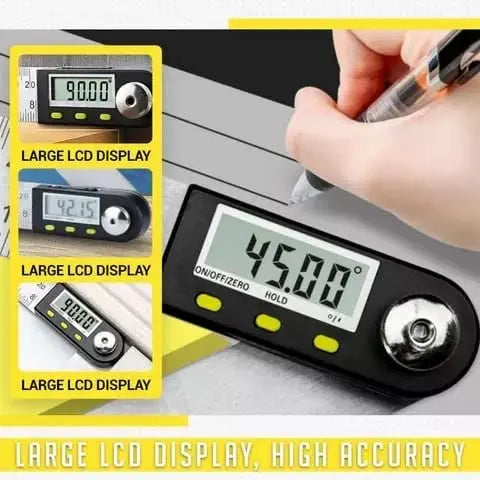 Avtoit | Digital angle measuring device with ruler – precisely measure angles & lengths