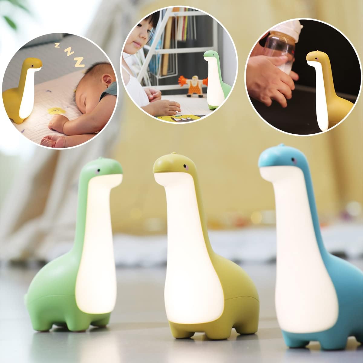 Avtoit | DinoSnug – Soft Glow Dinosaur Night Light for Kids