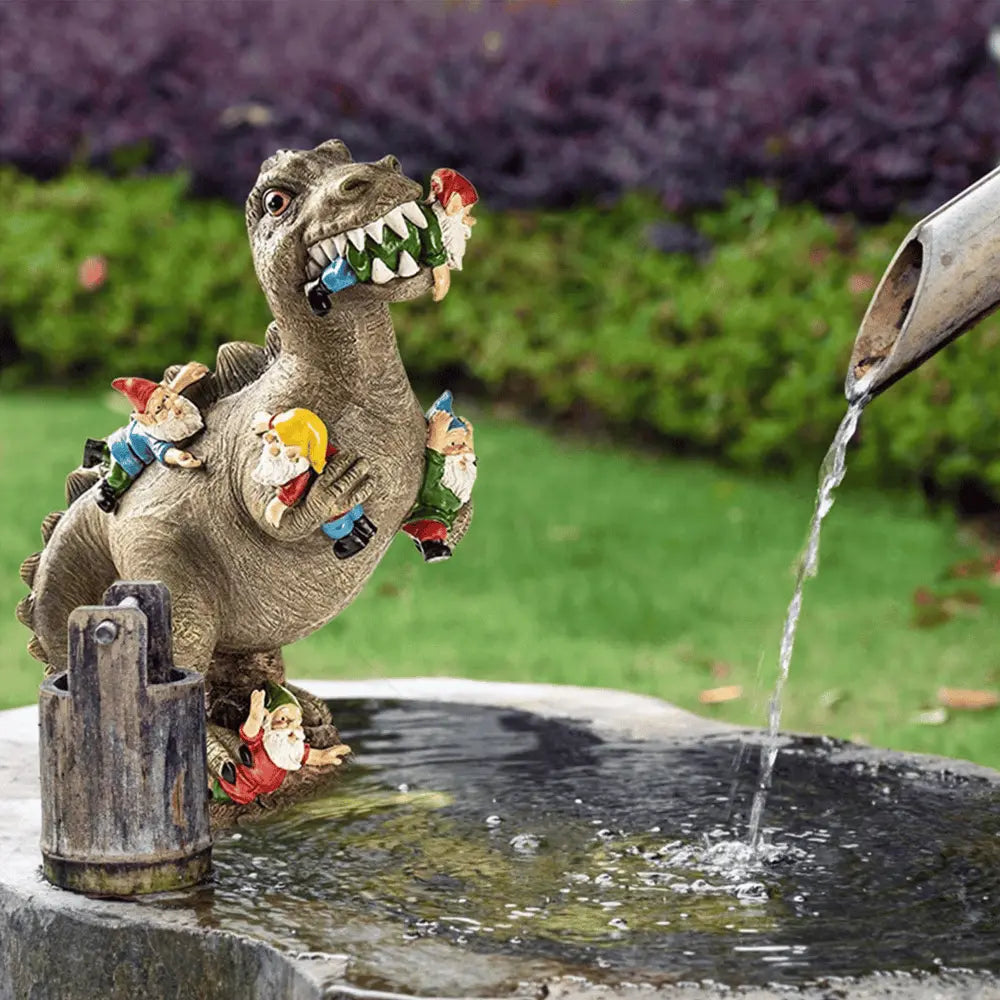 Avtoit | Dinosaur Garden Figurine – Funny & Unique Gnome Eater