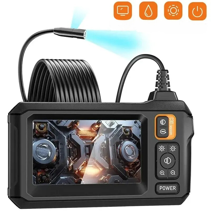 Avtoit | Industrial Endoscope Inspection Camera – 1080P HD with 4.3-Inch Screen Adjustable Lens