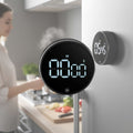Avtoit | SmartTime Kitchen Timer | Easy One-Twist Operation, Large LED Display & Adjustable Alarm for Cooking, Studying & Classroom Use