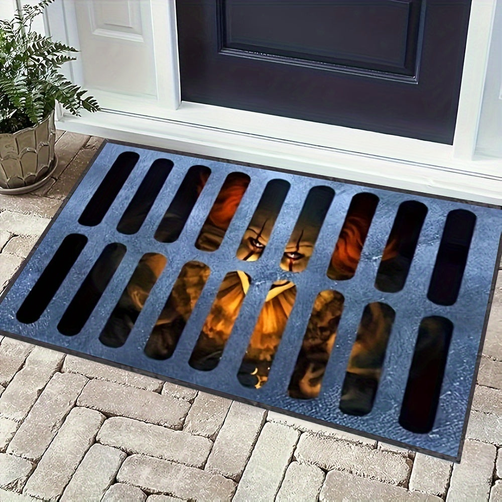 Avtoit | Halloween Horror Door Mat – Non-Slip Polyester Rug for Entryway