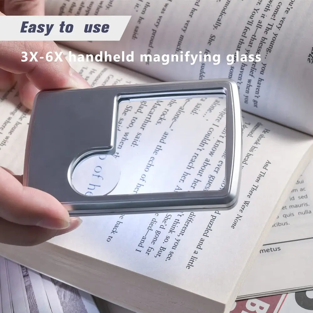 Avtoit | Double Lens Magnifier with LED Lighting – Compact and Pocket-Friendly