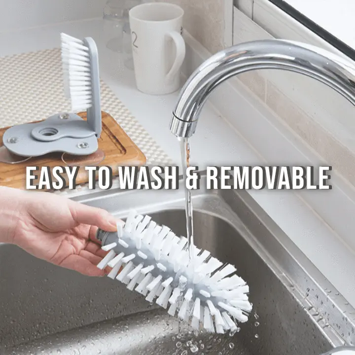 Avtoit | Double-sided cup cleaning brush with suction cups for quick and easy rinsing