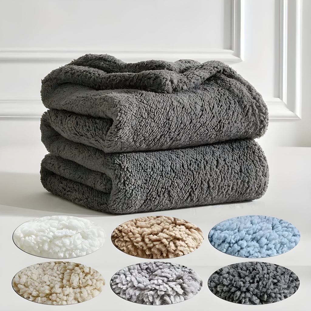 Avtoit | DoubleCozy | Double-sided Sherpa fleece blanket