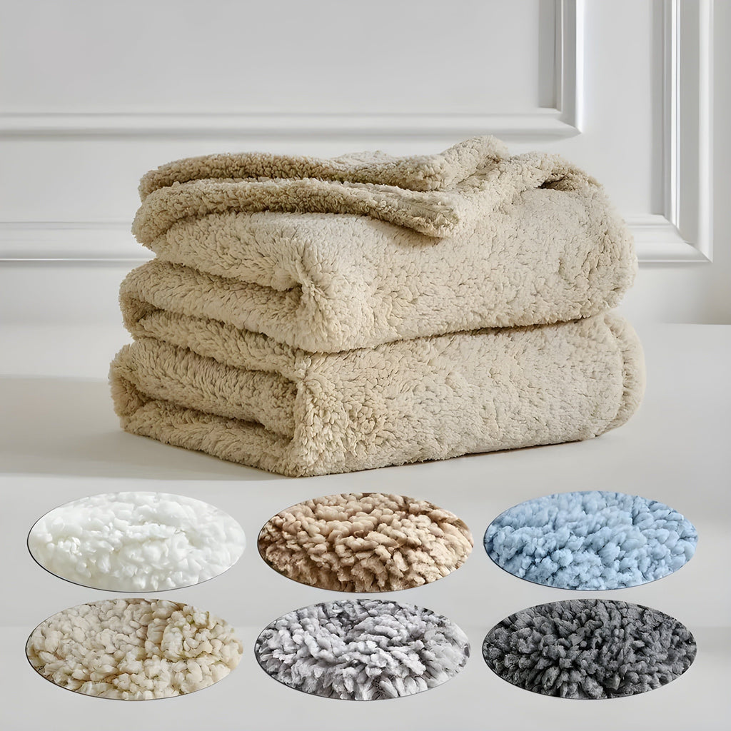 Avtoit | DoubleCozy | Double-sided Sherpa fleece blanket