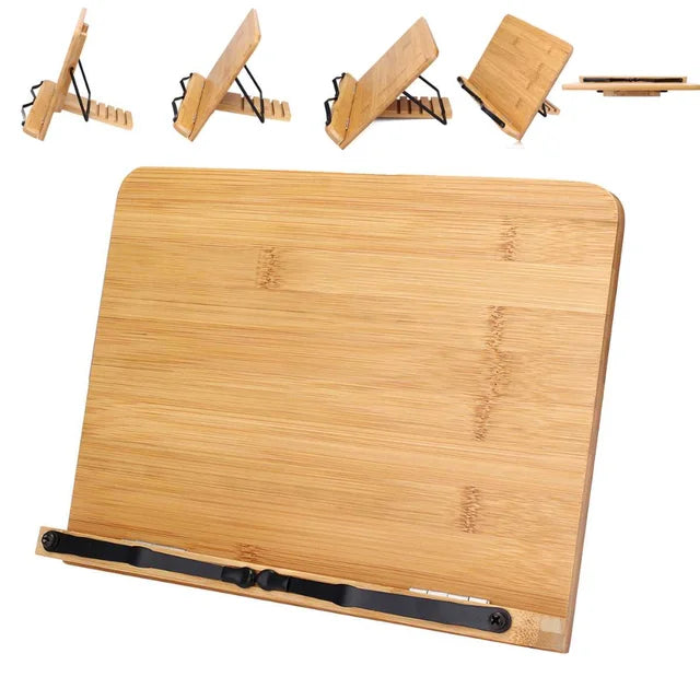 Avtoit | BookBuddy | Portable Adjustable Book Holder with Drawer and Paper Clips