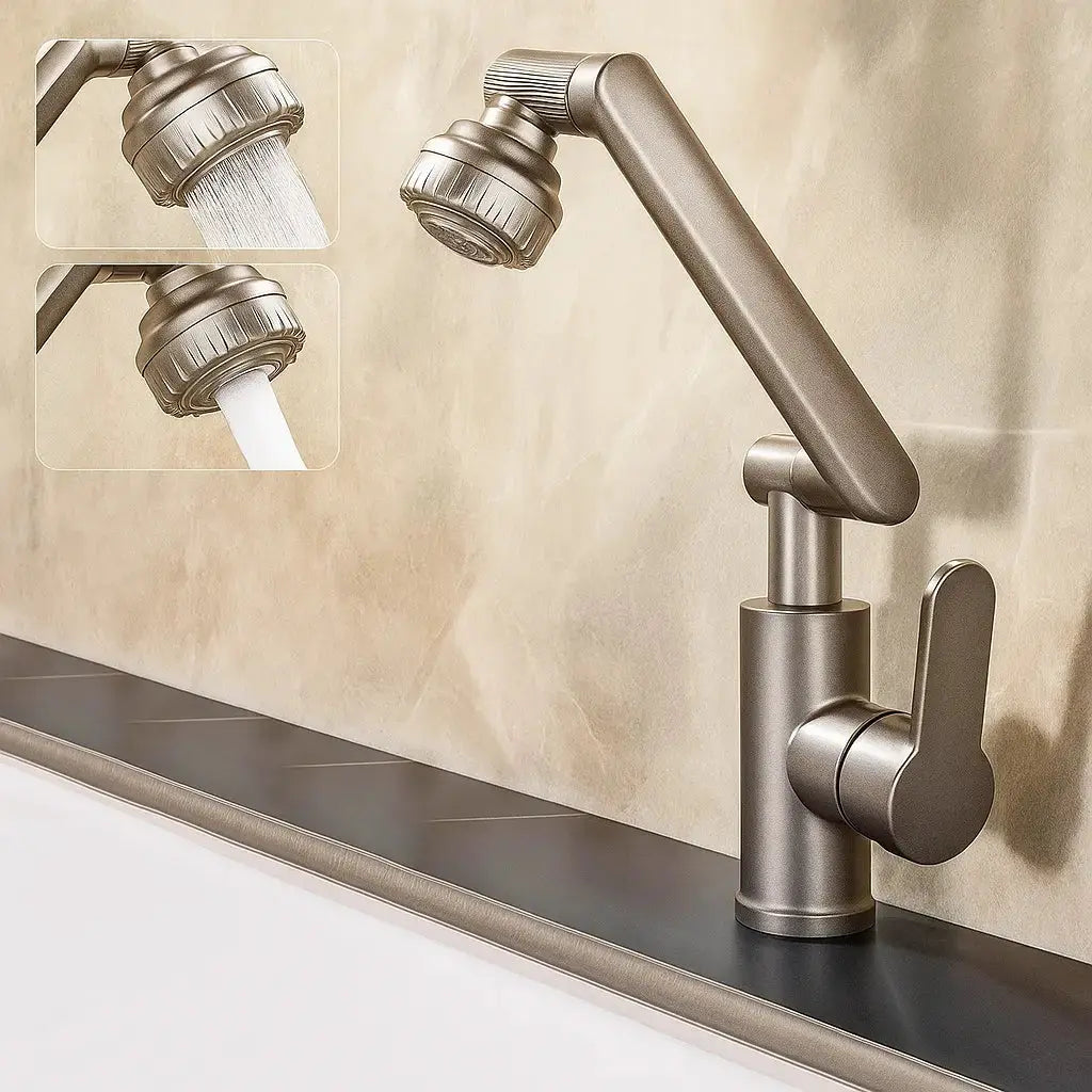 Avtoit | Redatable 1080° Faucet – Robot Arm Design & 2 Spray Types