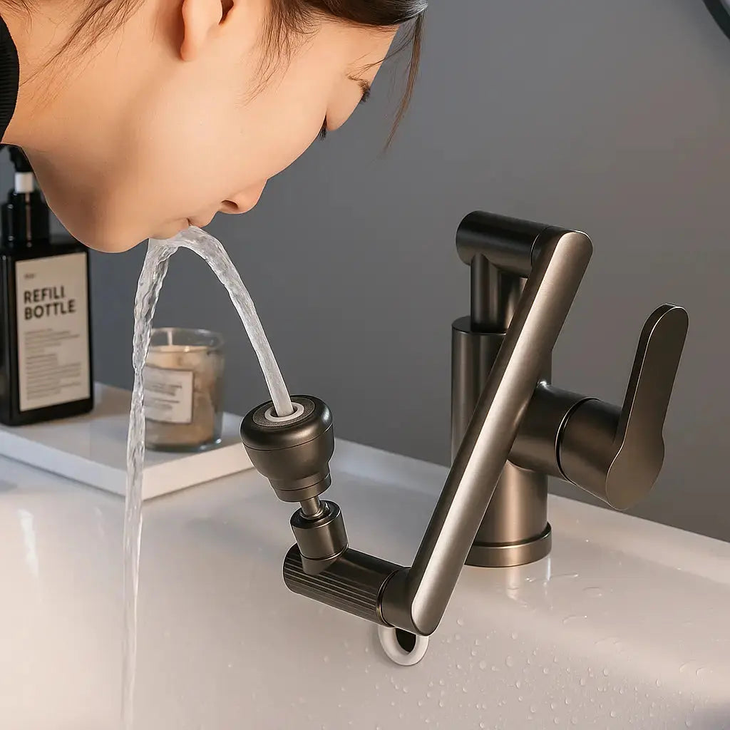 Avtoit | Redatable 1080° Faucet – Robot Arm Design & 2 Spray Types