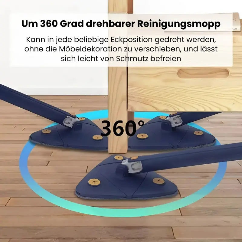 Avtoit | Triangular Mop with 360° Redation and Easy Wringing