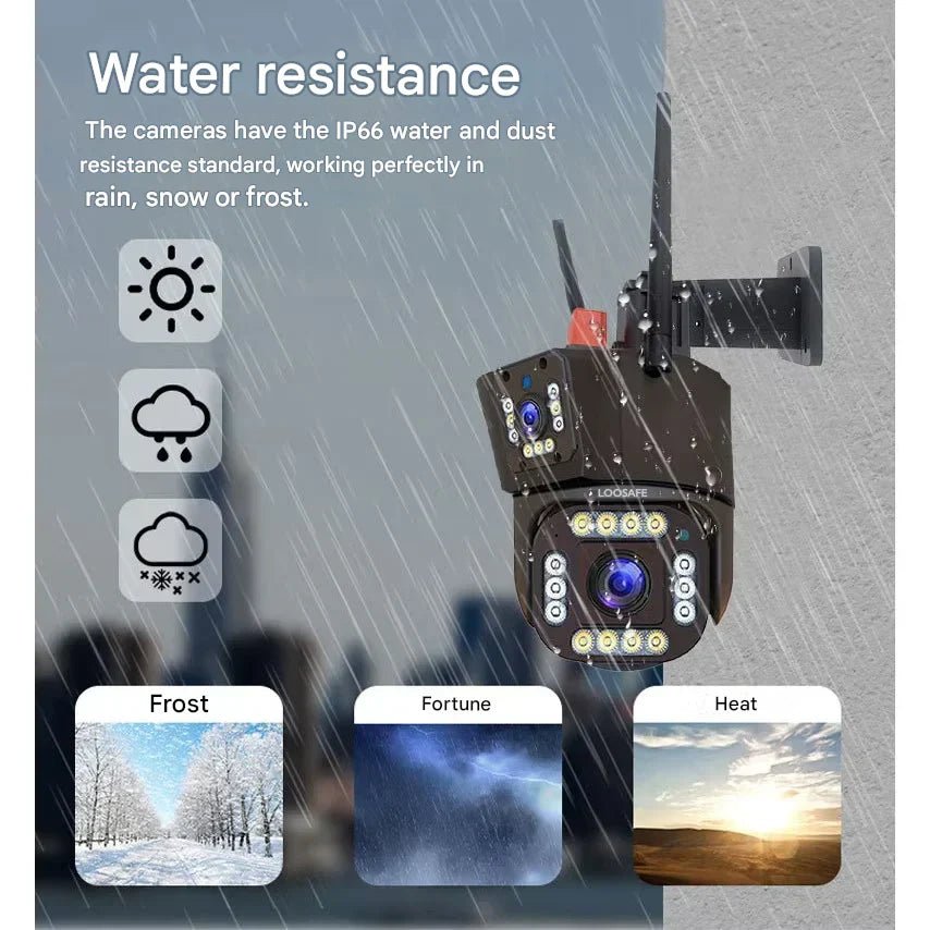 Avtoit | DualGuard Solar 4K – Wireless Security Camera with Solar Panel & 360° App Control