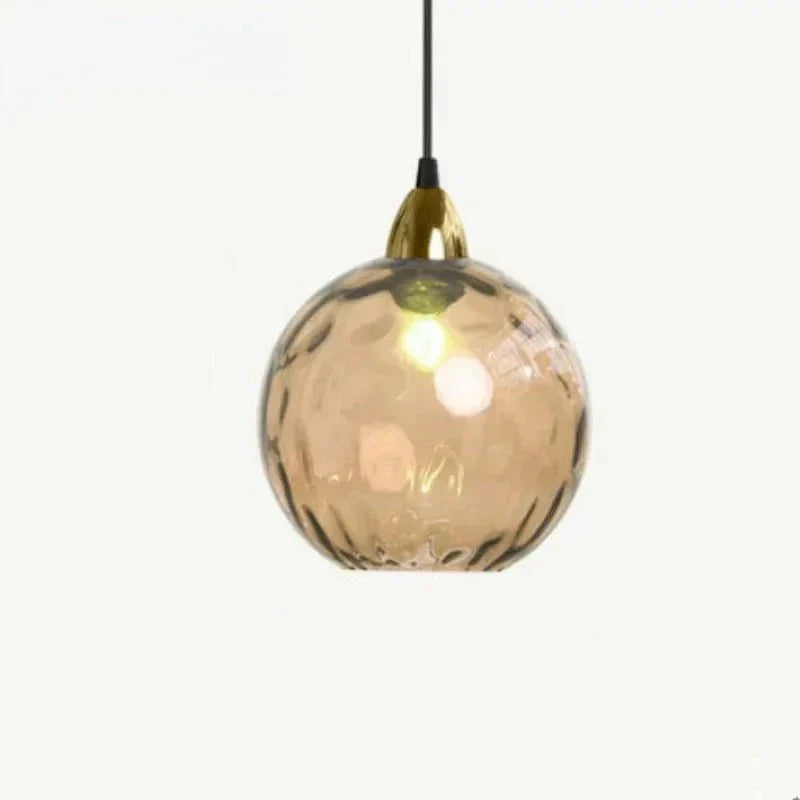 Avtoit | Glasora Pendant Light - Transparent Glass Ball with LED Lighting