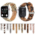 Avtoit | Frerndorf | Horsehair Fluffy Leopard Pattern Leather Watch Band for Apple Watch Series 9&8&7 41mm / SE 3&SE 2&6&SE&5&4 40mm / 3&2&1 38mm(1)