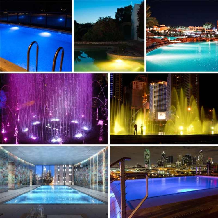Avtoit | 18x3W ABS plastic pool wall lamp underwater light (White)
