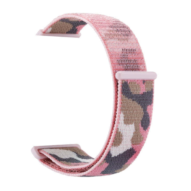 Avtoit | Frerndorf | Nylon Loop Watch Band for Apple Watch Ultra 49mm & Watch Ultra 2 49mm / Series 9 & 8 & 7 45mm / SE 3 & SE 2 & 6 & SE & 5 & 4 44mm / 3 & 2 & 1 42mm (Pink Camouflage)