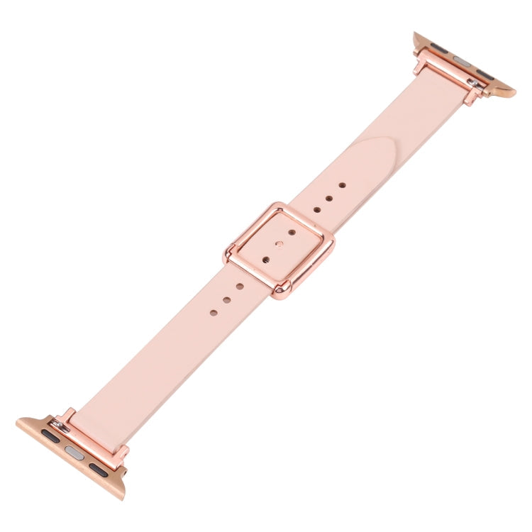 Avtoit | Frerndorf | Magnetic Rose Gold Square Buckle Watch Band for Apple Watch Series 9&8&7 41mm / SE 3&SE 2&6&SE&5&4 40mm / 3&2&1 38mm (Midnight Blue)
