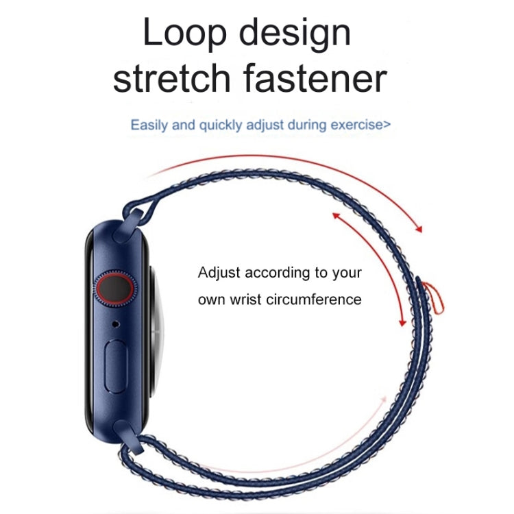 Avtoit | For Apple Watch Series 5 40mm Loop Nylon Watch Strap (Starlight Yellow Pink)