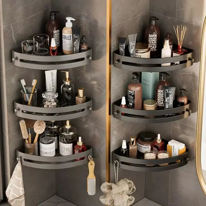Avtoit | Corner Shower Shelf – Space-saving Wall Storage for Your Bathroom