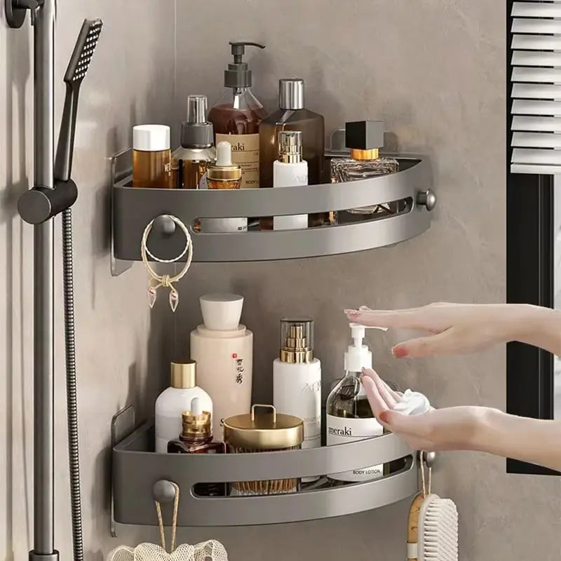 Avtoit | Corner Shower Shelf – Space-saving Wall Storage for Your Bathroom
