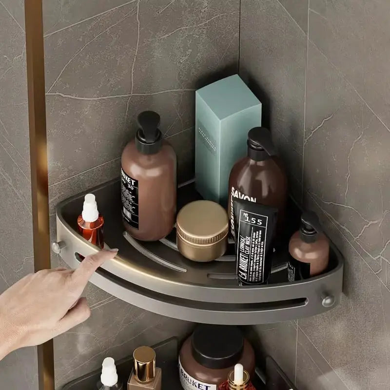 Avtoit | Corner Shower Shelf – Space-saving Wall Storage for Your Bathroom
