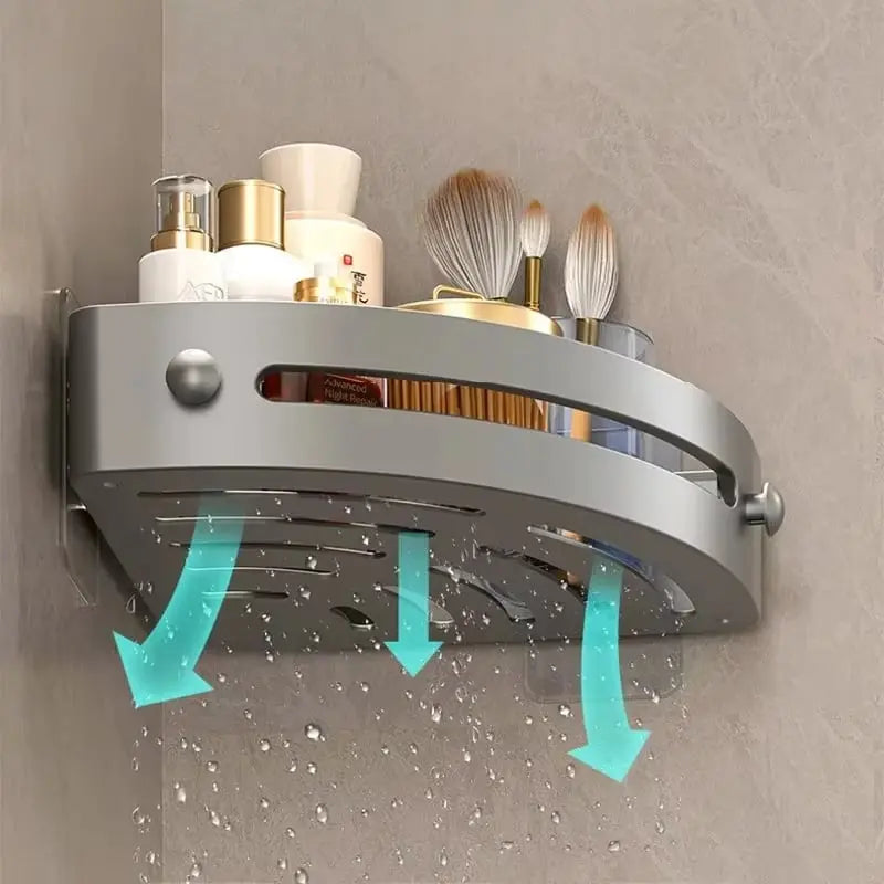 Avtoit | Corner Shower Shelf – Space-saving Wall Storage for Your Bathroom