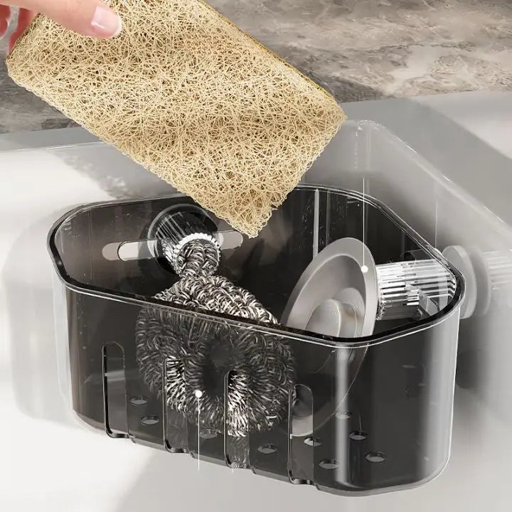 Avtoit | Corner Dish Rack with Suction Cup – Space-saving, stable & drill-free