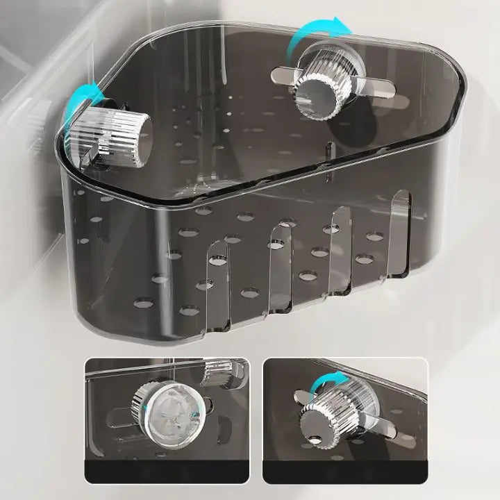 Avtoit | Corner Dish Rack with Suction Cup – Space-saving, stable & drill-free