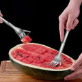 Avtoit | Stainless Steel Watermelon Cube Cutter & Serving Fork