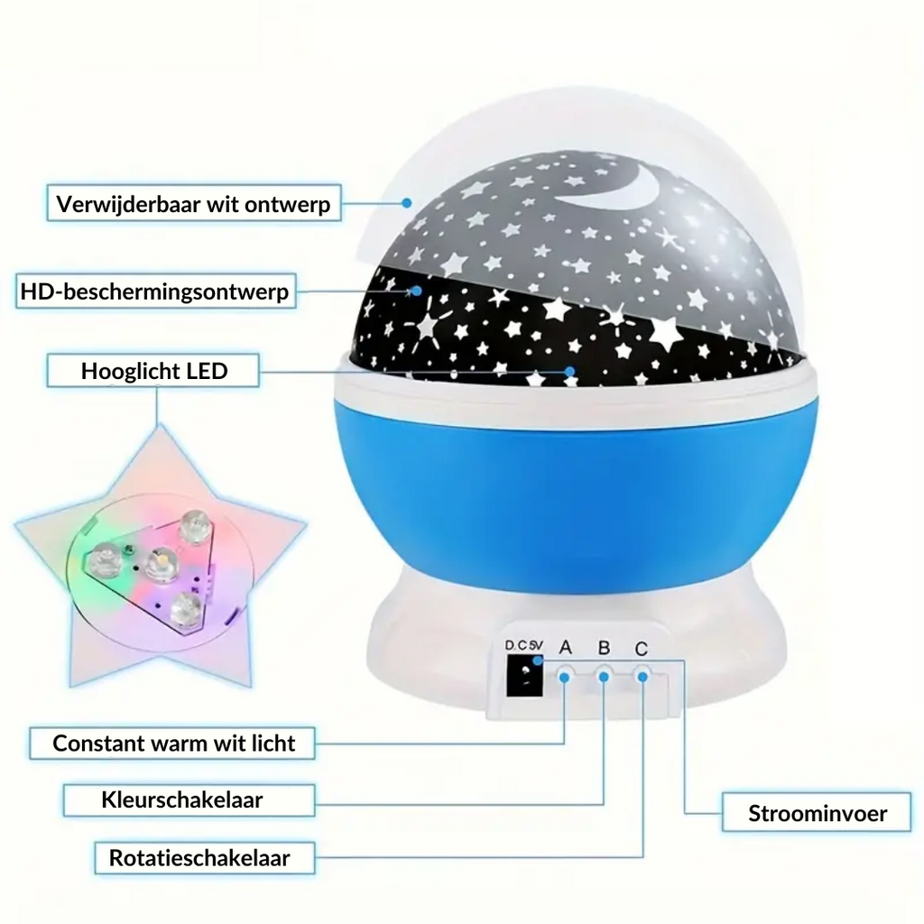 Avtoit | Star Projector Night Lamp - Luna