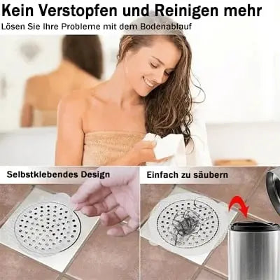 Avtoit | Disposable drain screens with adhesive surface – Against clogging & mold in the bathroom