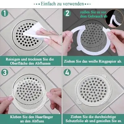 Avtoit | Disposable drain screens with adhesive surface – Against clogging & mold in the bathroom