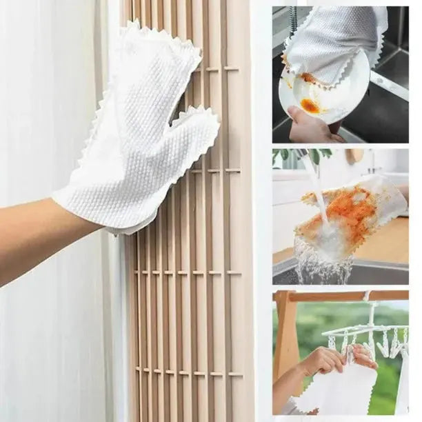 Avtoit | Disposable Cleaning Gloves Made of Non-Woven Fabric – Remove Fine Dust Powerfully by Hand